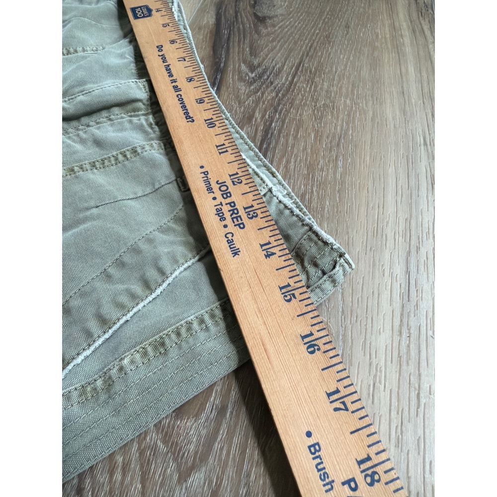 Anthropologie Womens Cargo Pants Size 27 Cropped Lyocell Green Utility Boho Pant - Picture 7 of 9
